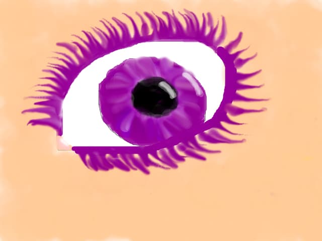 purple eye