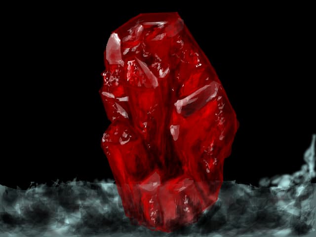 Red cristal