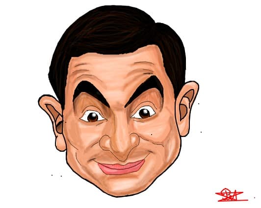 Mr Bean Caricatura