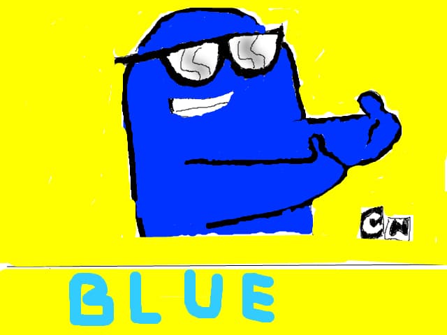 blue