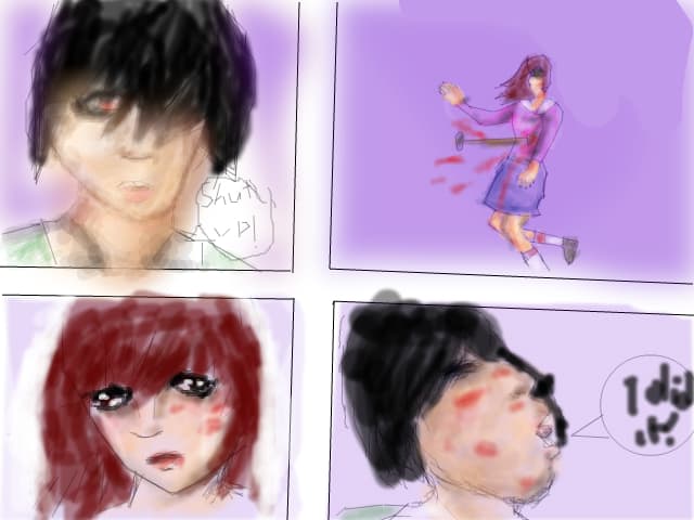 Bloody comic part 3 ( nu prea mult sange, n uvreau sa sperii pe nimeni)