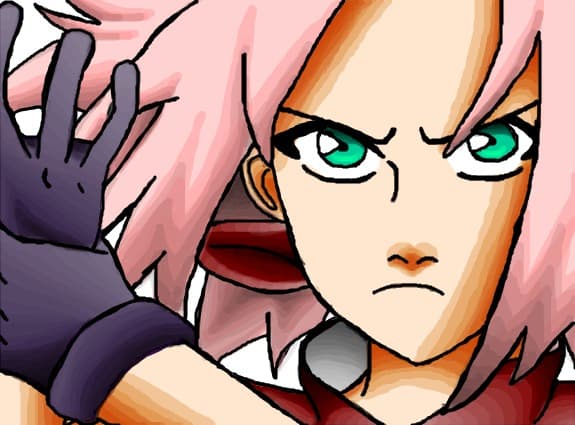 Naruto-Sakura pt toti desenatori stiu ca multora nu o place :si pe mine ma cam inerveaza comportamen