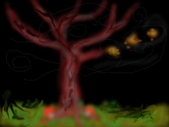 Copacul meu intr-un peisaj abstract