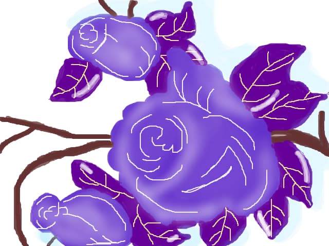 trandafir albastru blue rose