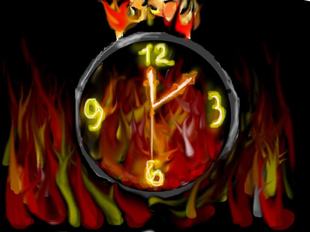 time is burning