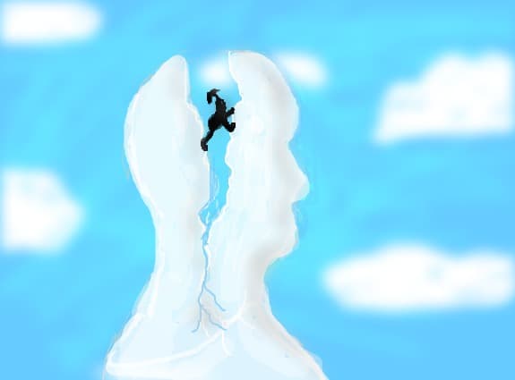 to the sky