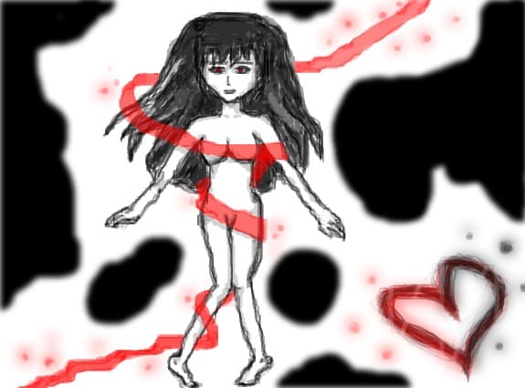 dark,glowing sadness