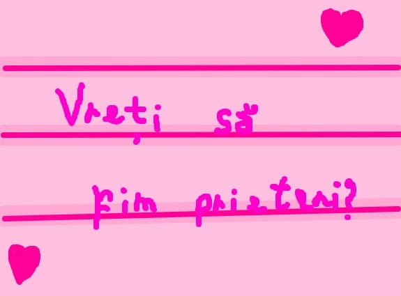 vreti sa fim prieteni?