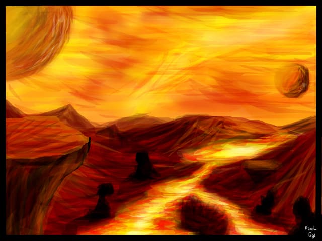 River of fire