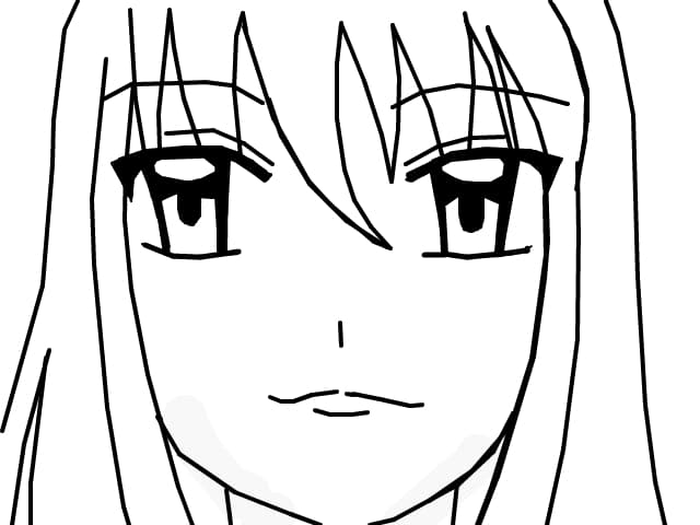 Anime Girl schita