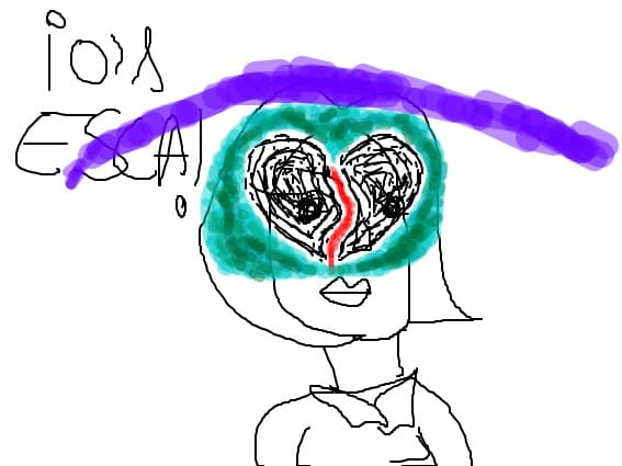 eye+broken heart