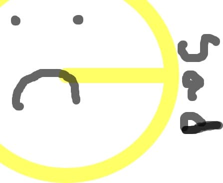 sad emoticon