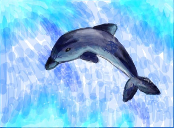 un delfin
