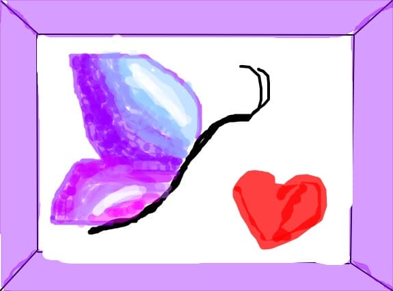 purpple butterfly