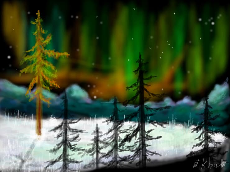Boreal aurora
