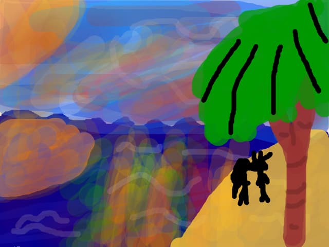 apus romantic pe insula