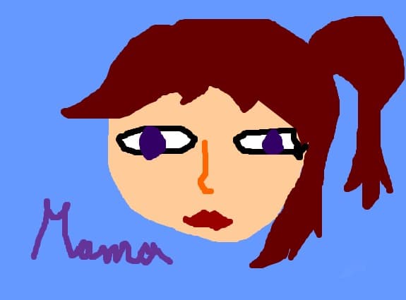 Un portret al unui membru din familie (mama)