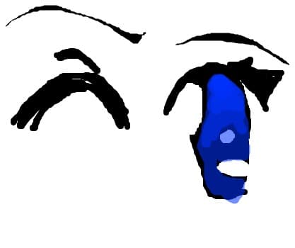 a blue eye