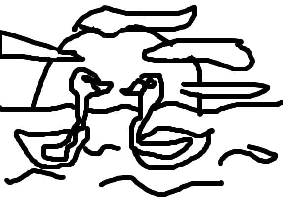 lacul ebedelor