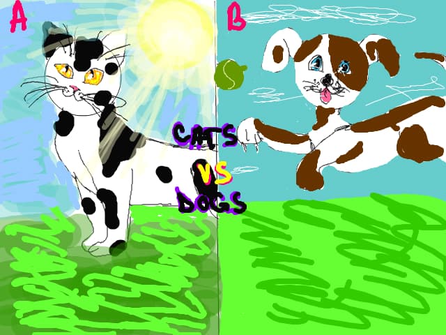 Cats vs dogs (Diana)