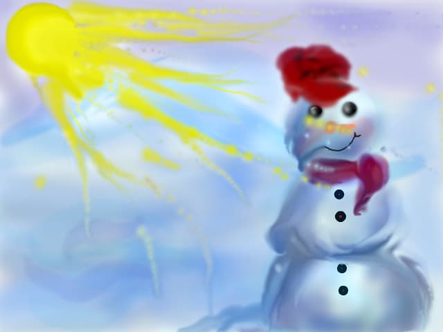 it was winter