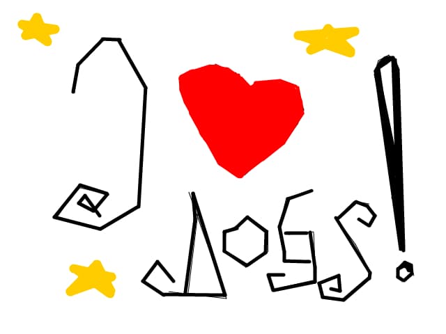 I love dogs