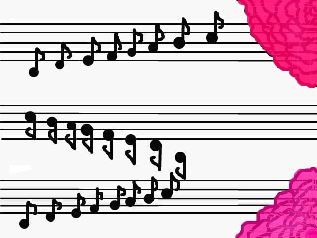 un caiet de muzica