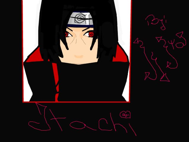 Itachi::Waa~Moama ce portreth mijtoh my`ay fakuth;)