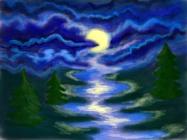a quiet night