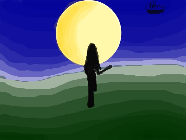 Running to the moon