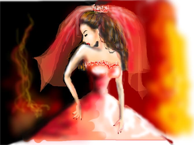 red bride