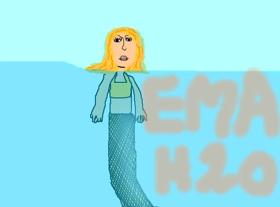 Ema se transforma in sirena