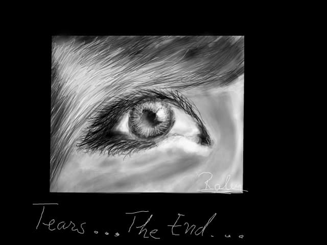 tears...in gray...scale...