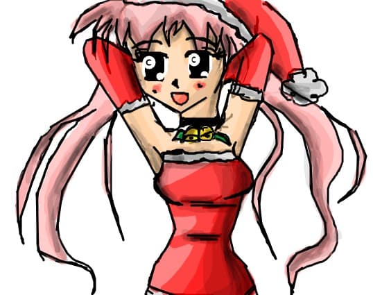 anime christmas girl