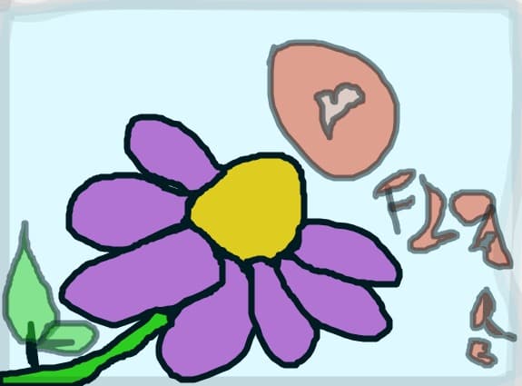 o floare