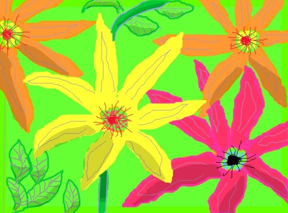 Primul meu desen floral