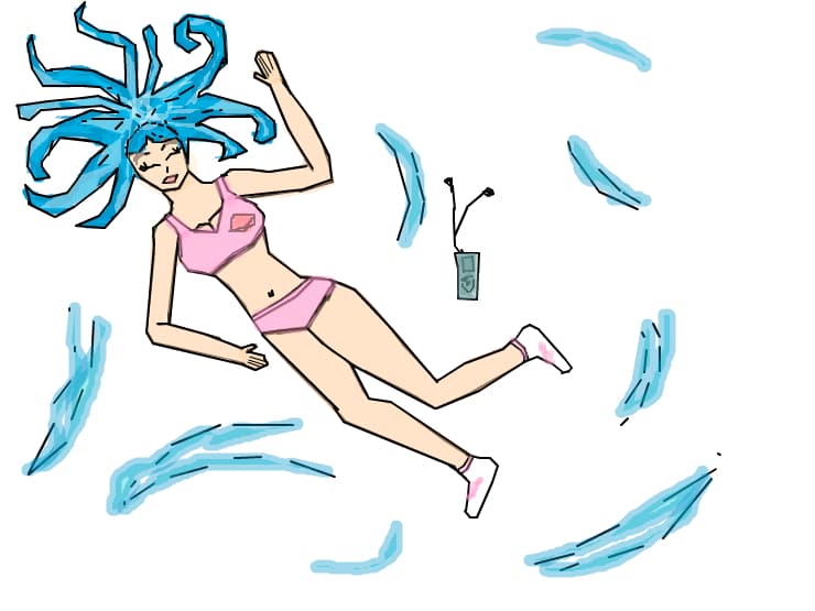 Sexy anime sleeping