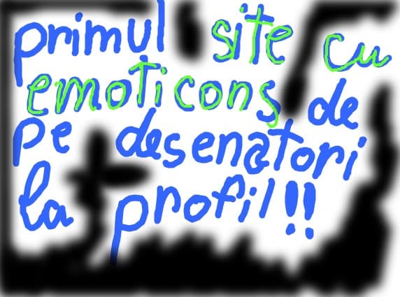 primul site cu emoticons de pe desenatori la profilul meu