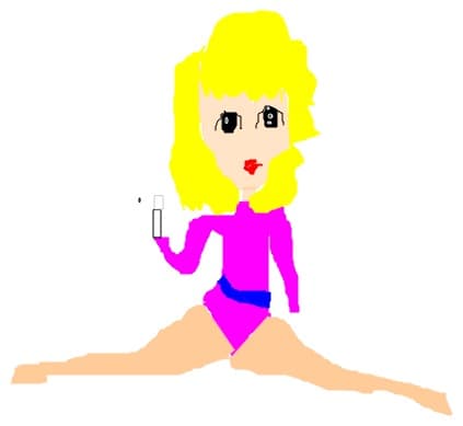 madonna hang up (spagat)