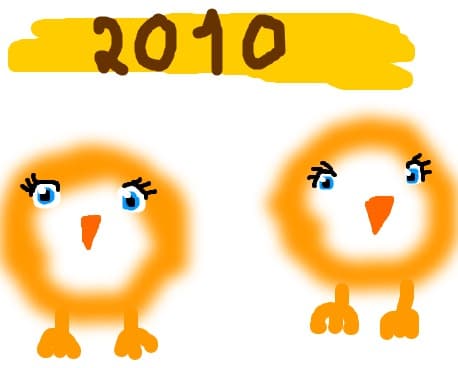 happy new year cu puisori de gaina :)