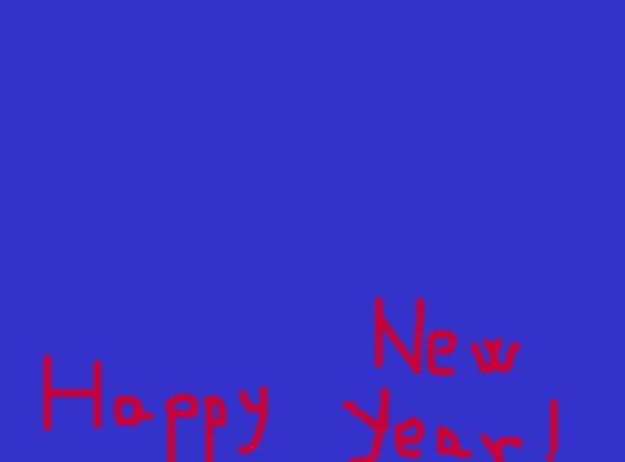 happy new year!