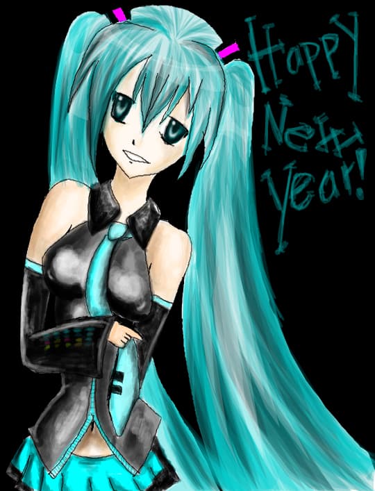 un an nou fericit va ureaza miku hatsune!!