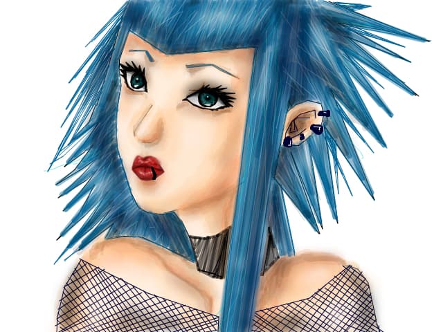 blue punk