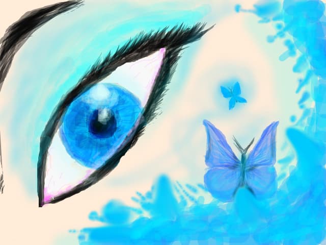 Beautiful blue...