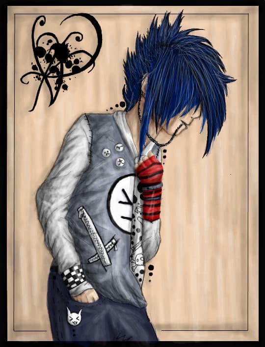 Emo Sasuke :X:X....