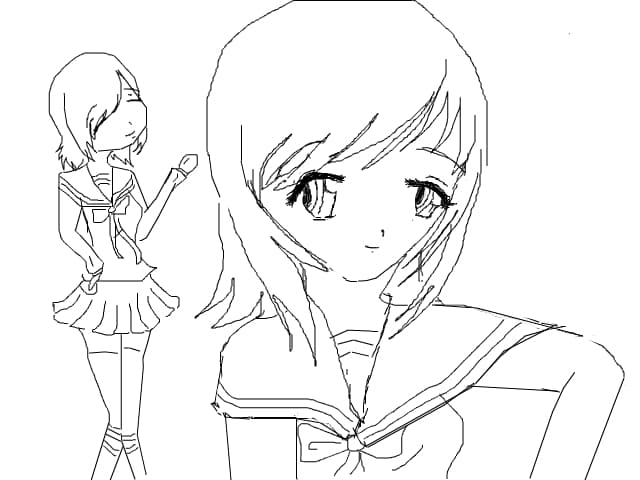 Anime Girl:) Hi, m-am reintors p site ^_^