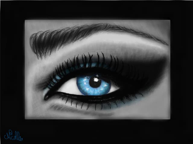 Smokey eye make-up ... I\'m watching you !!!