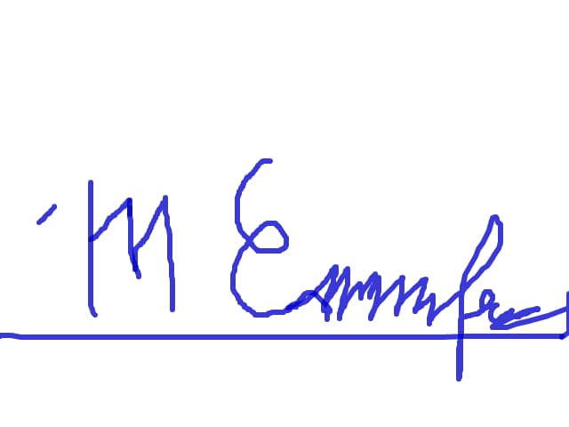 nu mi-a iesit semnatura