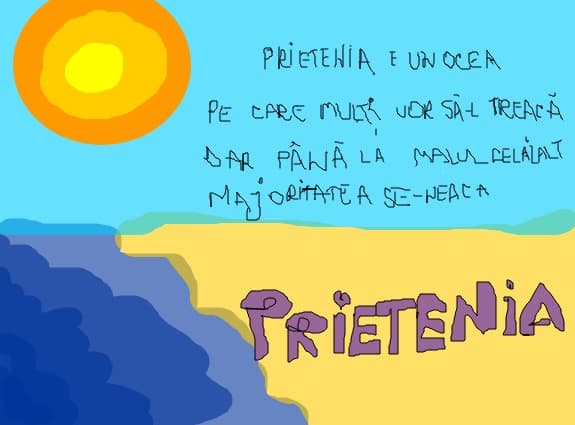 ce inseamna pt mine prietenia