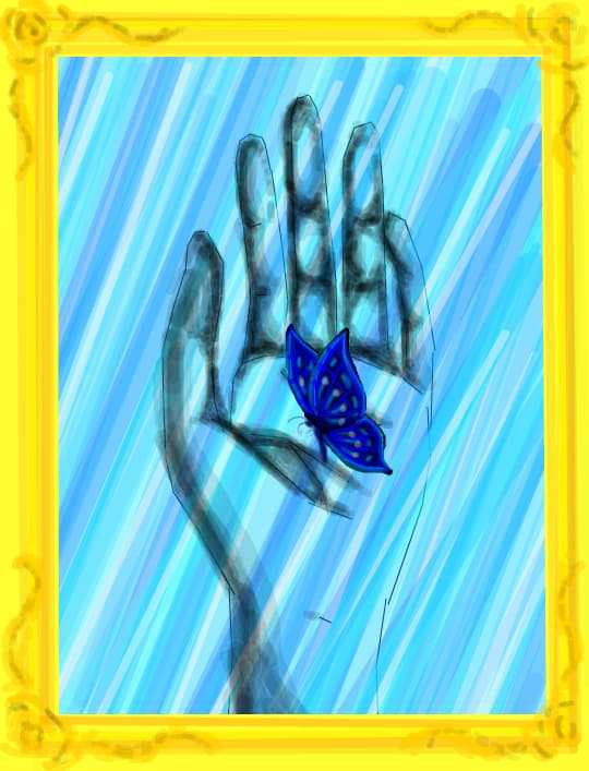 blue butterfly